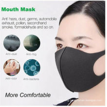 Pm2.5 Reuse Black Mouth Mask Anti Dust Activated Carbon Windproof Mouth-Muffle Bacteria Proof Face Masks